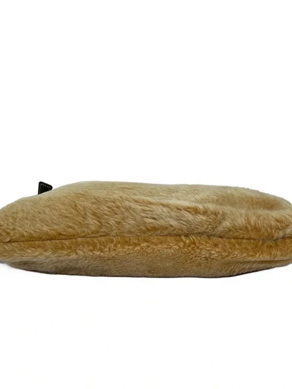 MASSIMO Light Brown Fake Fur Clutch Bag